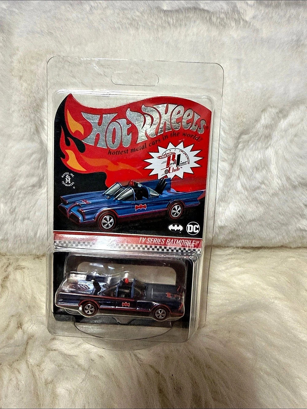 Hot Wheels RLC Exclusive 1966 TV Series Batmobile Blue & Red